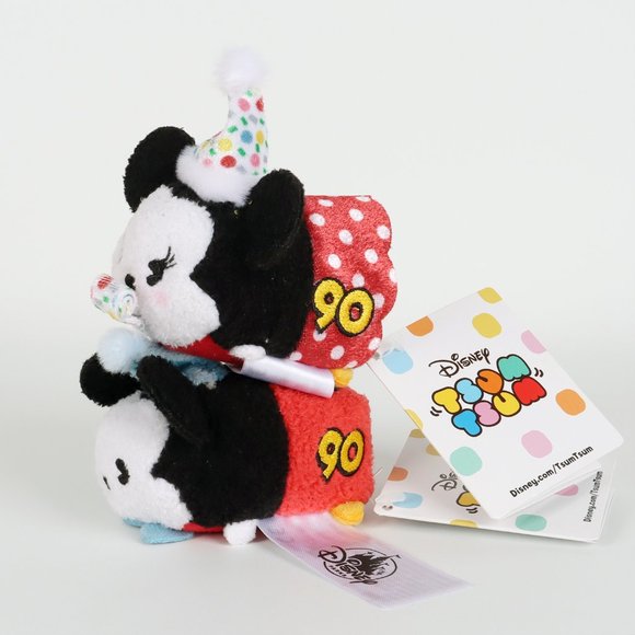Disney Tsum Tsum Mickey Mouse & Minnie 90th Anniversary Birthday Edition Set - Picture 3 of 5